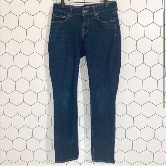 J Brand Scarlett Seven Eights Ink Wash Mid Rise Skinny Denim Jeans Size 28 - Picture 2 of 7